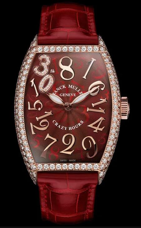 Replica Watch Franck Muller Crazy Hours 30th Anniversary 5850 CH 30TH CD Red With diamond Replica Watch Franck Muller Crazy Hours 30th Anniversary 5850 CH 30TH CD Red With diamond
